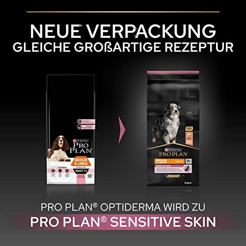Nouveau packaging pour croquettes Purina Pro Plan pour chiens