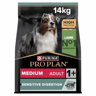 Sac de nourriture pour chien Purina Pro Plan pour digestion sensible.